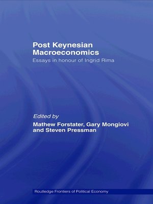 cover image of Post-Keynesian Macroeconomics